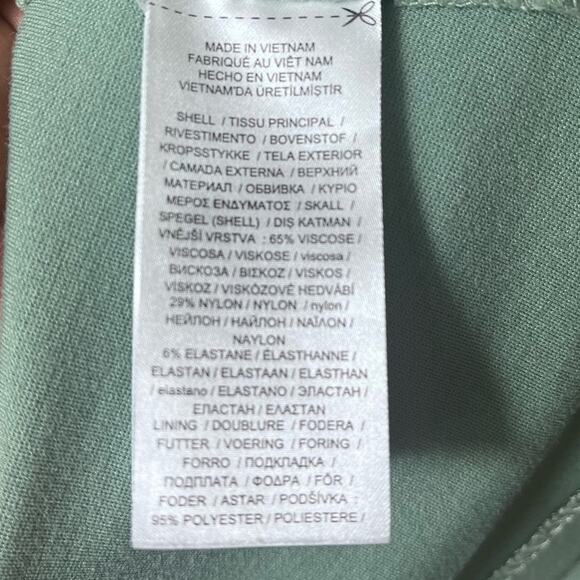 LAUREN RALPH LAUREN Dress 16 Faux-leather Double Buckle Sleeveless Fit and Flare - Picture 4 of 15